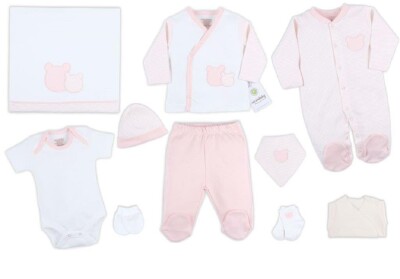 10-Piece Baby Onesies Set with Blanket 0-3M Ciccimbaby 1043-4419 - 3