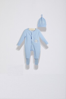 2-Piece Baby Boy Jumpsuit Set with Hat 0-6M Wogi 1030-WG-T0511 - Wogi