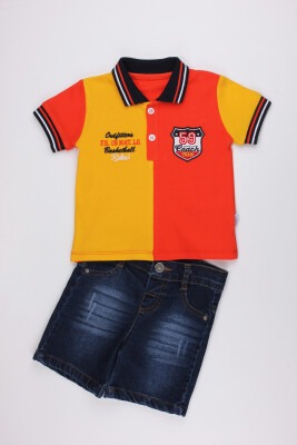 2-Piece Baby Boy Shorts Set with Polo Tshirt 6-24M Kidexs 1026-65066 - Kidexs