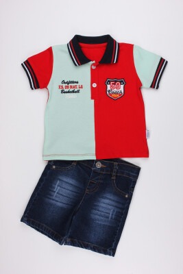 2-Piece Baby Boy Shorts Set with Polo Tshirt 6-24M Kidexs 1026-65066 - Kidexs (1)