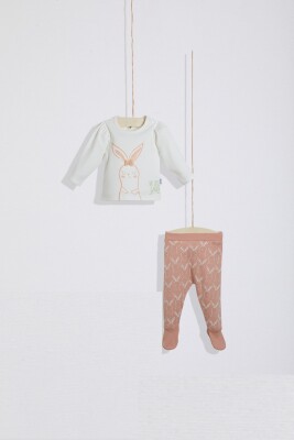 2-Piece Baby Girl Set with Body and Pants 0-9M Wogi 1030-WG-T0407 - Wogi