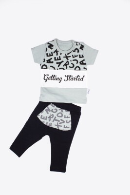 2-Piece Boy Baby Set with T-shirt and Pants 6-18M Kidexs 1026-65015 - 2