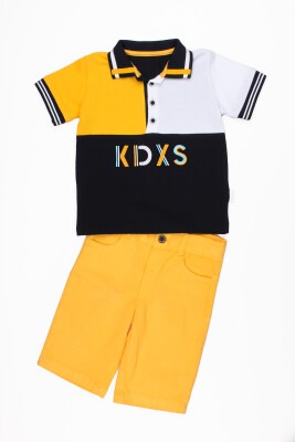 2-Piece Boy Polo T-shirt Set with Shorts 2-5Y Kidexs 1026-65074 - 1