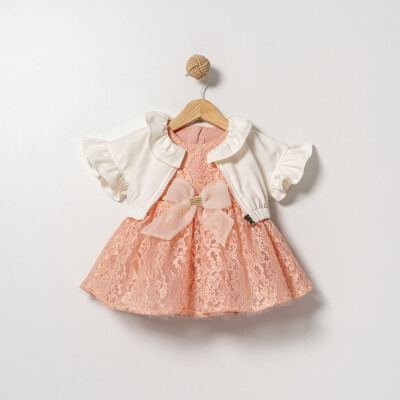 2-Piece Girl Dress Set with Vest 9-24M Cumino 1014-CMN3064 - Cumino