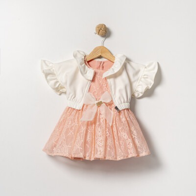 2-Piece Girl Dress Set with Vest 9-24M Cumino 1014-CMN3064 - Cumino (1)