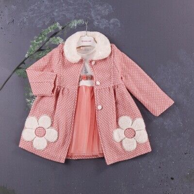 2-Piece Girl Set with Coat 1-4Y BabyRose 1002-3838 Pink