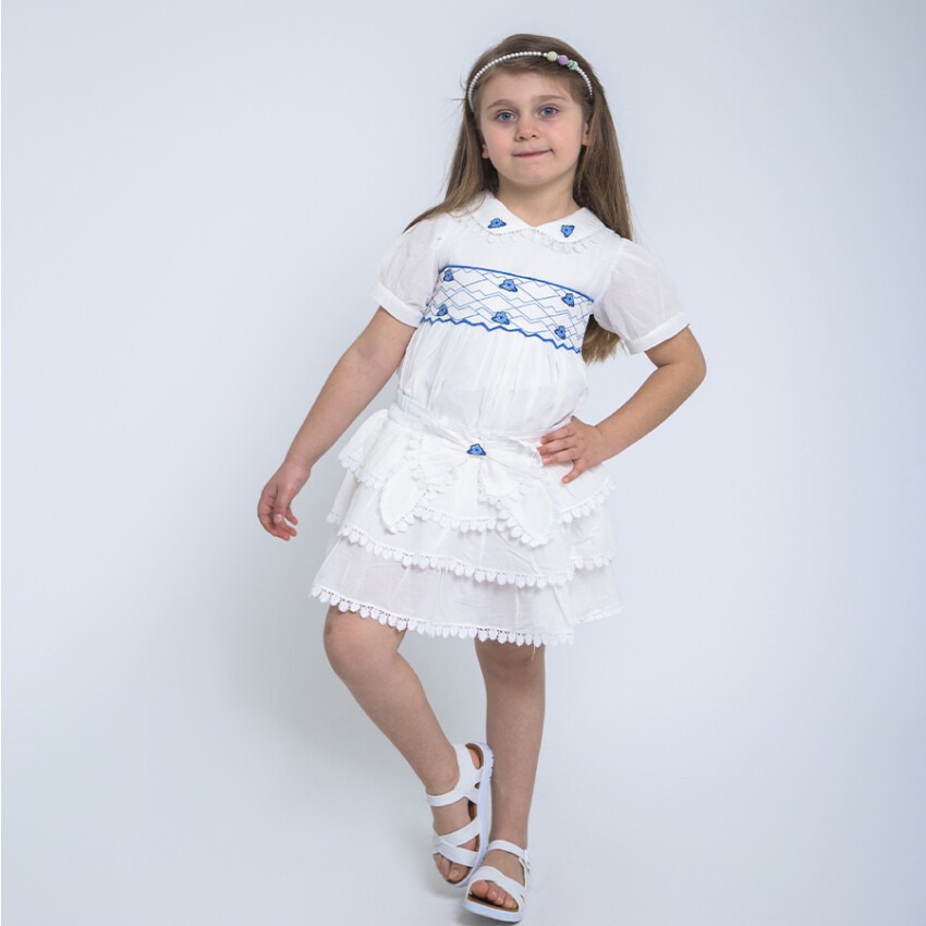 2-Piece Girl Skirt Set 2-8Y KidsRoom 1031-5459-MAVİ - 1