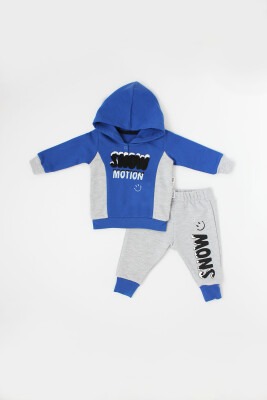 2-Piece Tracksuit Set with Snow Motion Embroidered 0-18M Kidexs 1026-50002-1 - Kidexs (1)