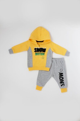 2-Piece Tracksuit Set with Snow Motion Embroidered 0-18M Kidexs 1026-50002-1 - 1