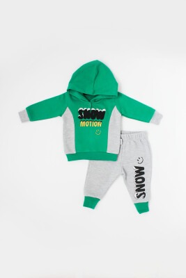 2-Piece Tracksuit Set with Snow Motion Embroidered 0-18M Kidexs 1026-50002-1 - 3
