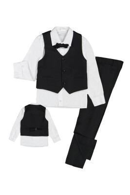 3 Button Vest Suit 1-4Y Terry 1036-5509 - Terry