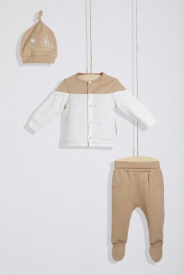 3-Piece Baby Boy Body Set with Pants and Hat 3-9M Wogi 1030-WG-T0506 - Wogi