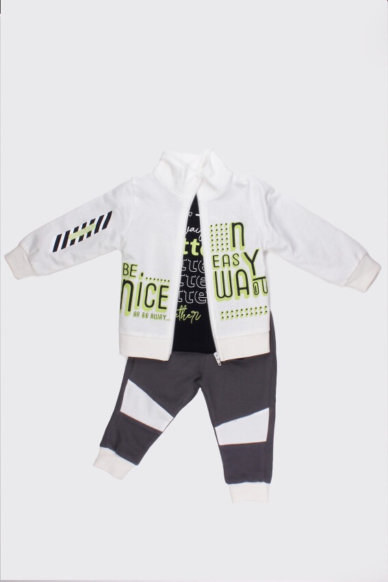 3-Piece Baby Boy Set with Printed 9-24M Kidexs 1026-90063 - 4