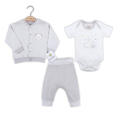 3-Piece Set with Teddy 0-9M Ciccimbaby 1043-4556 - Ciccimbaby