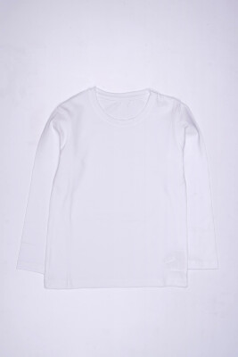 Wholesale Unisex Long Sleeve Basic T-shirt 9-12Y interkidsy Basic 2027-2314 - 2