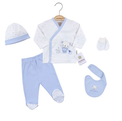 5-Piece Baby Bodysuit Set with Bowling 0-3M Ciccimbaby 1043-4604 - Ciccimbaby
