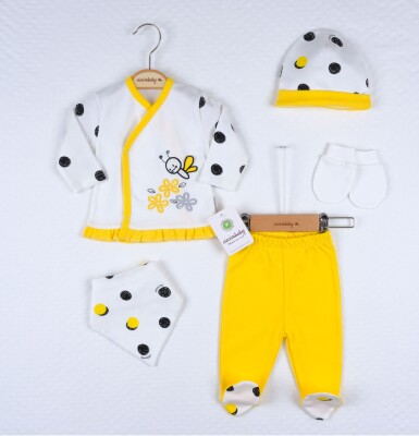 5-Piece Onesize Set with Butterfly 0-3M Ciccimbaby 1043-4667 - 1
