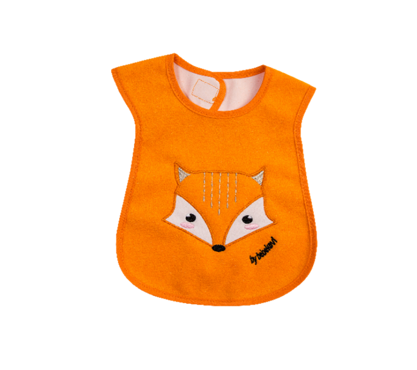 Baby Bib with Fox 6-24M Bebek Evi 1045-BEVİ-1146 - 1