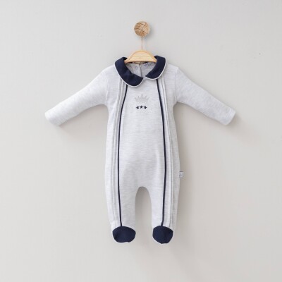 Baby Boy King Crown Romper 0-6M Miniborn 2019-6068 - Miniborn (1)