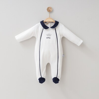 Baby Boy King Crown Romper 0-6M Miniborn 2019-6068 - Miniborn