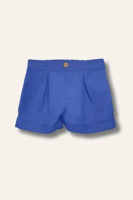 Baby Boy Pocket Detailed Gabardine Shorts 6-24M Mininio 2062-251M1LBT02 - Mininio