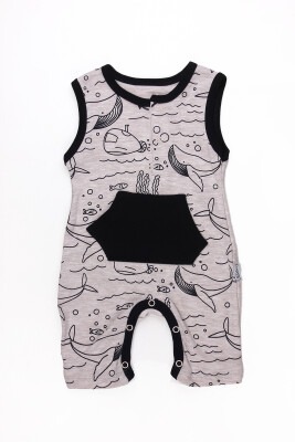 Baby Boy Rompers with Whale 0-9M Kidexs 1026-60031 - Kidexs