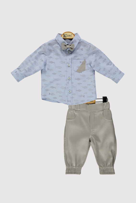 Baby Boy Shirt Set 6-18M Kumru Bebe 1075-4311 - 2