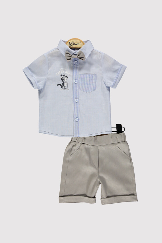 Baby Boy Shirt Set 6-18M Kumru Bebe 1075-4375 - 2