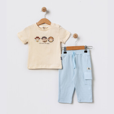 Baby Boy Two Piece Set 9-36M Tuffy 1099-TFB-5418 Ice blue