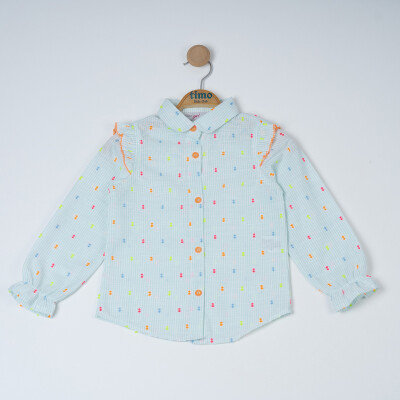 Baby Girl Collar Blouse 2-5Y Timo 1018-TK5DÜ012257542 - 2