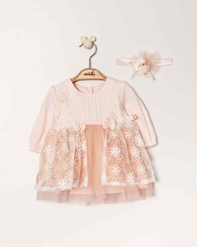 Baby Girl Dress 0-12M Miniborn 2019-3508 - 3