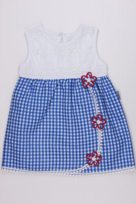 Baby Girl Dress 6-18M Kidexs 1026-60097 Saxe
