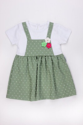 Baby Girl Dress 6-18M Kidexs 1026-60099 Green
