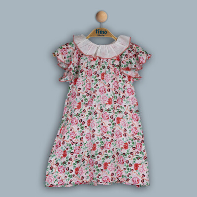 Baby Girl Dress 6-24M Timo 1018-TK4DÜ012243711 White