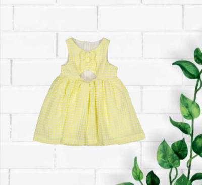 Baby Girl Dress 9-36M Balbala 1048-DR21332 Yellow
