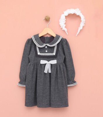 Baby Girl Dress with a Crown 9-24M Lilax 1049-6556 - Lilax