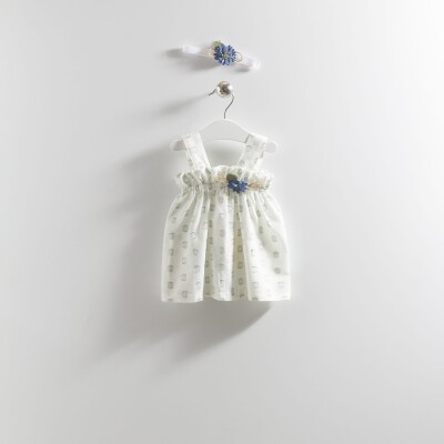 Baby Girl Dress with Strappy 6-18M Wecan 1022-22007 Зелёный 