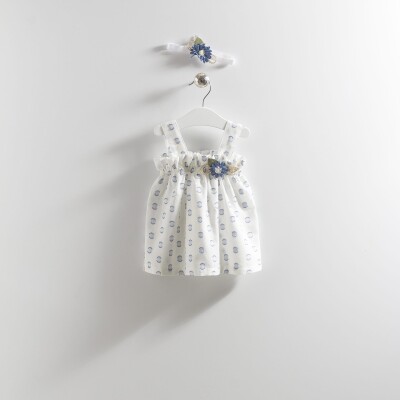 Baby Girl Dress with Strappy 6-18M Wecan 1022-22007 - Wecan