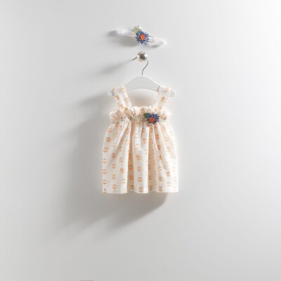 Baby Girl Dress with Strappy 6-18M Wecan 1022-22007 - Wecan (1)