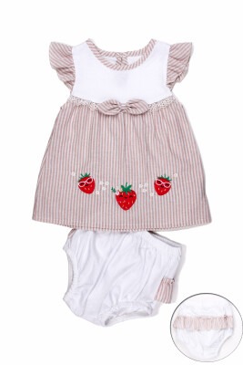 Baby Girl Dress with Strawberry 6-24M Kidexs 1026-65057 - Kidexs
