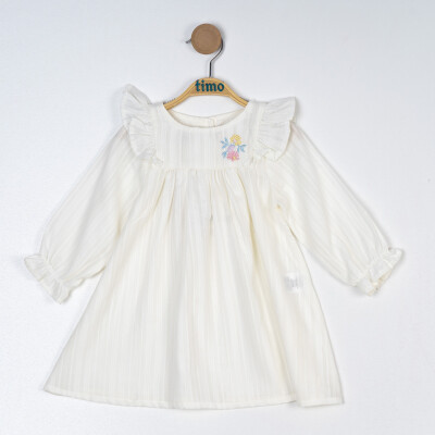 Baby Girl Embroidered Dress 6-24M Timo 1018-TK5DÜ042257421 - Timo (1)