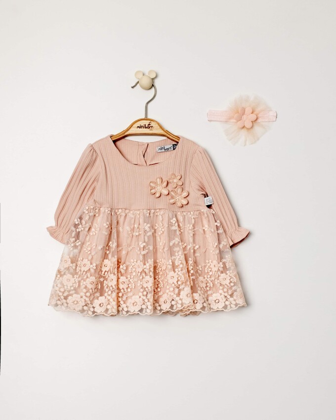 Baby Girl Floral Dress 0-12M Miniborn 2019-3521 - 2