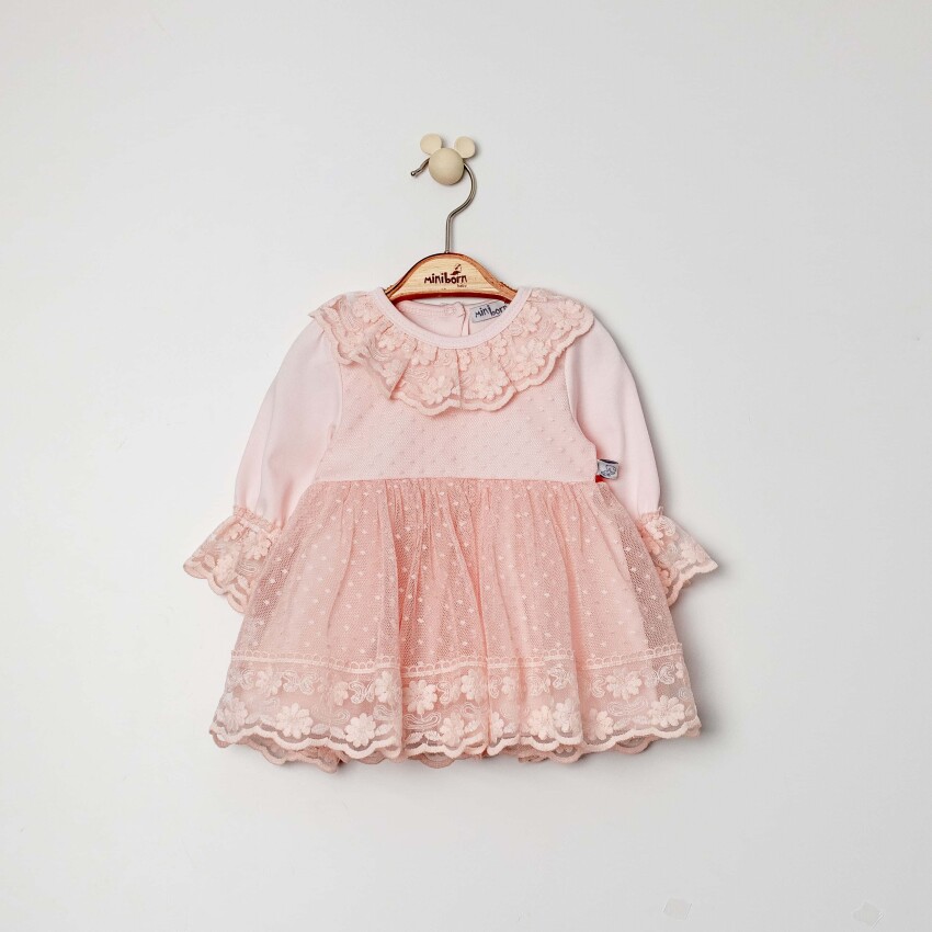 Baby Girl Marinella Dress 0-12M Miniborn 2019-3522 - 1