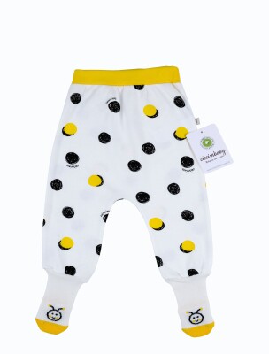 Baby Girl Pants with Socks and Butterfly 6-12M Ciccimbaby 1043-4677 - 1