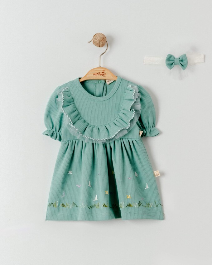 Baby Girl Pigeon Dress 1-12M Miniborn 2019-3439 - 1