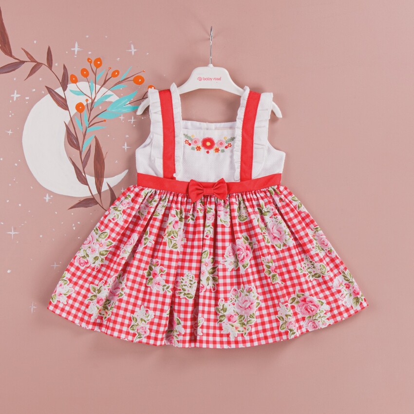 Baby Girl Plaid Dress 9-24M BabyRose 1002-3696 - 2