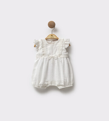 Baby Girl Rompers 3-9M Cassiope 2061-481614 Ecru