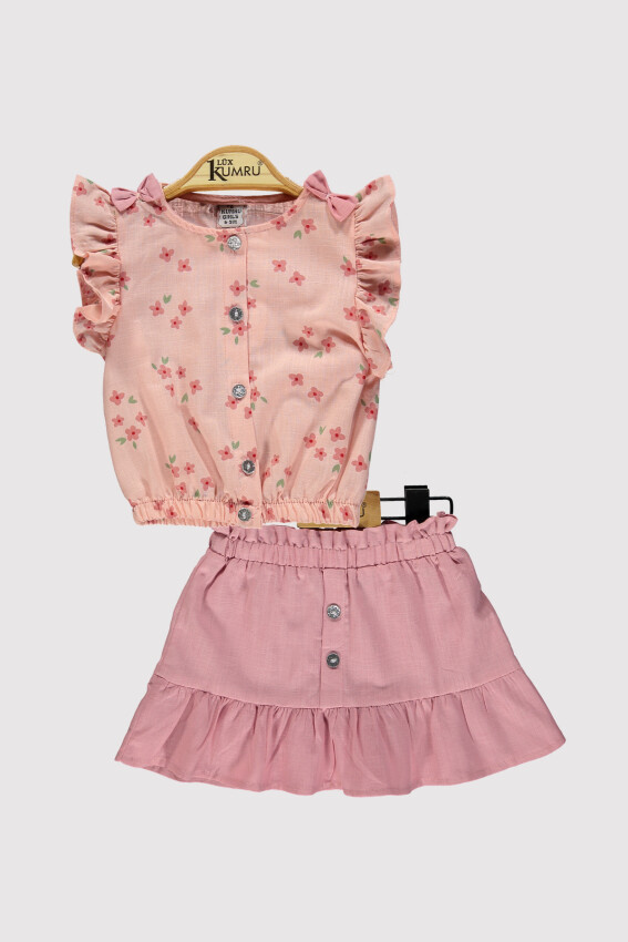 Baby Girl Shirt Daisy Set 6-18M Kumru Bebe 1075-4293 - 4