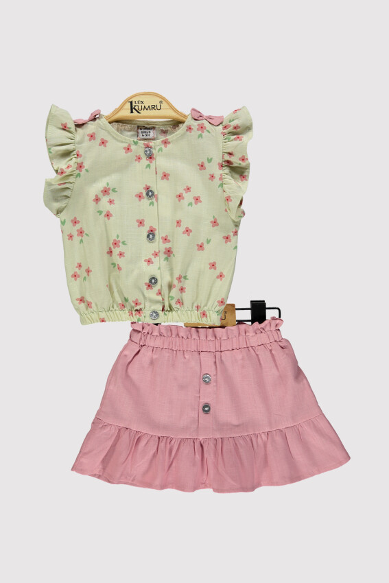 Baby Girl Shirt Daisy Set 6-18M Kumru Bebe 1075-4293 - 5