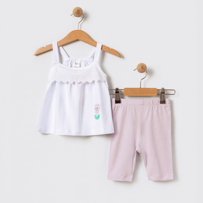 Baby Girl Suspender Set Tuffy 6-18M Tuffy 1099-TFA-5638 - 2